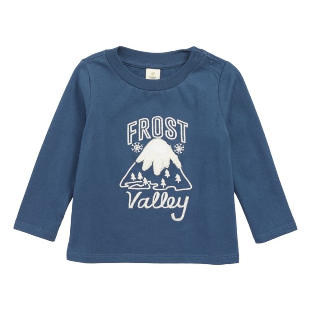 NEW Tucker + Tate Frost Valley Long Sleeve T-Shirt 3 Months Winter 100% Cotton